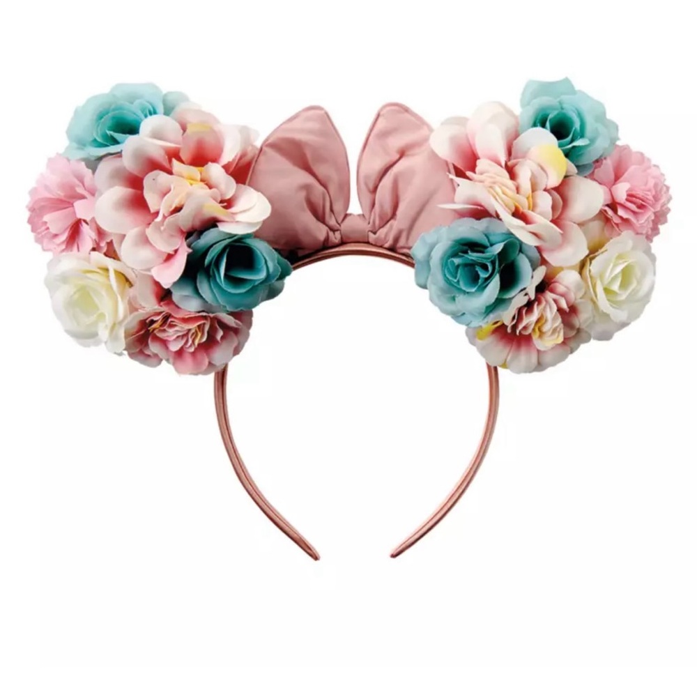 Floral Mouse Ears Headband NWT
